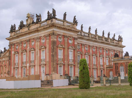 Ruins of the Neues Palais new royal palace in Park Sanssouci in Potsdam Berlinのeditorial素材