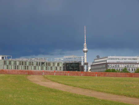 TV Fernsehturm Television tower in Berlin Germanyのeditorial素材