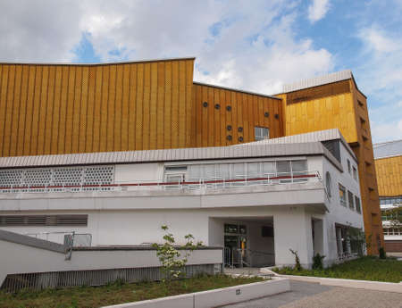 The Berliner Philarmonie concert hall in Berlin Germanyのeditorial素材