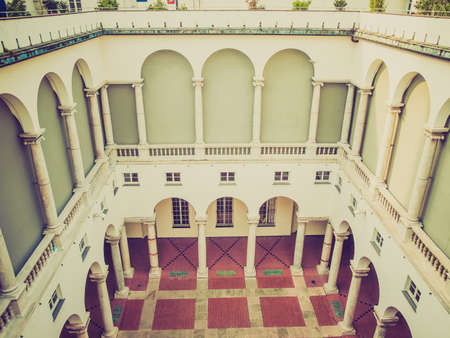 Vintage looking Palazzo Ducale Doge Palace in Genoa Italyのeditorial素材