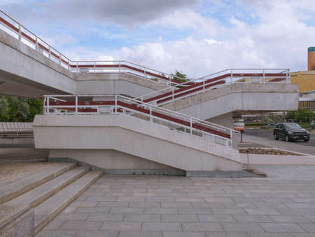 BERLIN, GERMANY - MAY 09, 2014: The Berliner Philharmonie concert hall designed by German architect Hans Scharoun in 1961 is a masterpiece of modern architectureのeditorial素材
