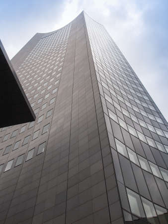 LEIPZIG, GERMANY - JUNE 14, 2014: The Panorama Tower is the tallest skyscraper in Leipzig and has a...