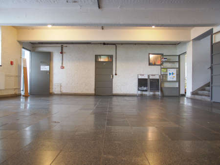 DESSAU, GERMANY - JUNE 13, 2014: The Bauhaus art school iconic building designed by architect Walter...