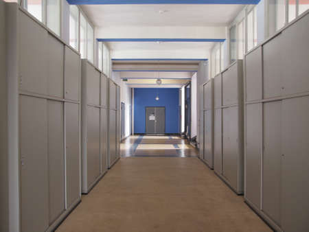 DESSAU, GERMANY - JUNE 13, 2014: The Bauhaus art school iconic building designed by architect Walter Gropius in 1925 is a listed masterpiece of modern architectureのeditorial素材