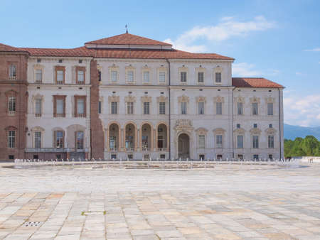 Reggia baroque royal palace in Venaria Reale Turin Italyのeditorial素材