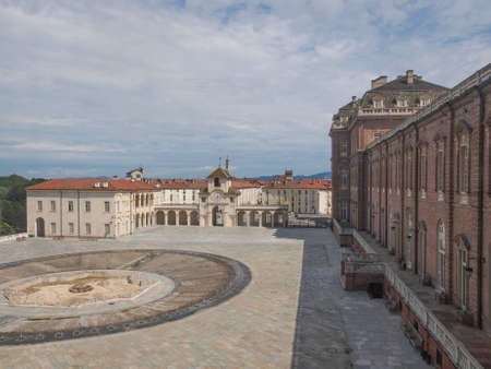 Reggia baroque royal palace in Venaria Reale Turin Italyのeditorial素材
