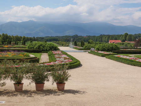 Gardens of the Reggia di Venaria Realeの写真素材