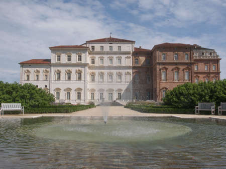 Reggia baroque royal palace in Venaria Reale Turin Italyのeditorial素材