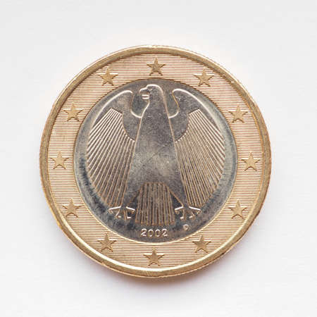 German Euro coin from Germany - Currency of the European Unionの写真素材