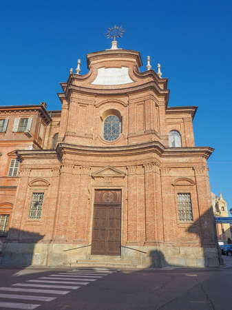 Church of Sant Antonio meaning St Anthony in Chieri Italyの写真素材