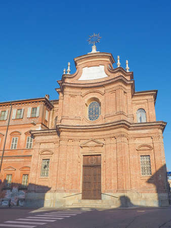 Church of Sant Antonio meaning St Anthony in Chieri Italyの写真素材