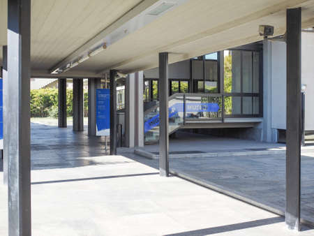 TURIN, ITALY - FEBRUARY 25, 2015: The GAM Galleria Arte Moderna e Contemporanea meaning Gallery of modern and contemporary art is the oldest and largest art gallery in Turinのeditorial素材