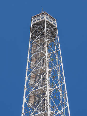 MILAN, ITALY - MARCH 28, 2015: The Torre Littoria aka Torre Branca tower was designed by Gio Ponti in 1933のeditorial素材
