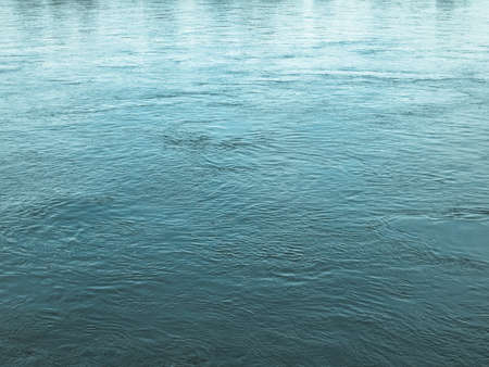 Blue sea water useful as a background - cool cold toneの写真素材