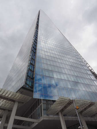 LONDON, UK - JUNE 10, 2015: The Shard skyscraper designed by Italian architect Renzo Piano is the highest building in townのeditorial素材