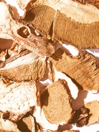 Vintage looking Dried mushrooms picture