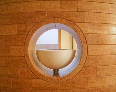 TURIN, ITALY - CIRCA MARCH, 2008: The Chiesa del Santo Volto Church was designed by swiss architect Mario Bottaのeditorial素材