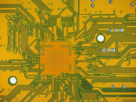Detail of an electronic printed circuit board useful as a background