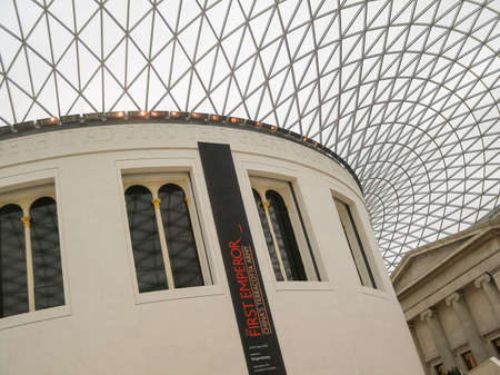LONDON, UK - CIRCA MARCH, 2008: The Great Court at the British Museum designed by architect Lord Norman Foster opened in year 2000のeditorial素材