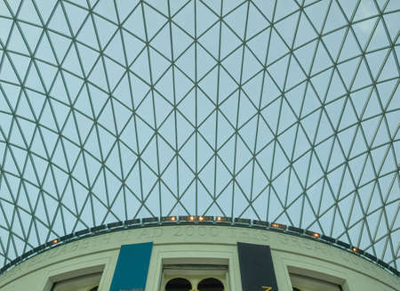 LONDON, UK - CIRCA MARCH, 2009: The Great Court at the British Museum designed by architect Lord Norman Foster opened in year 2000のeditorial素材
