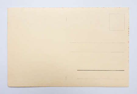A blank postcard useful as a background