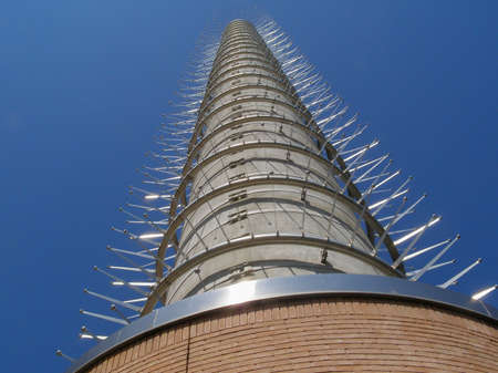 TURIN, ITALY - CIRCA MARCH, 2008: The Chiesa del Santo Volto Church was designed by swiss architect Mario Bottaのeditorial素材