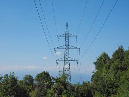 An electric power high voltage transmission line