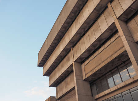 BIRMINGHAM, UK - SEPTEMBER 24, 2015: Birmingham Central Library iconic masterpiece of New Brutalism designed by John Madin in 1974 is now threated of demolitionのeditorial素材