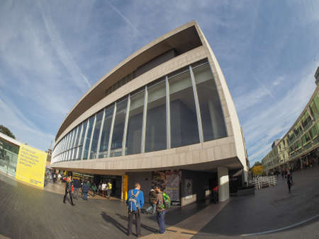LONDON, UK - SEPTEMBER 29, 2015: The Royal Festival Hall built as part of the Festival of Britain national celebrations in 1951 is still in use as a major music and entertainment venueのeditorial素材