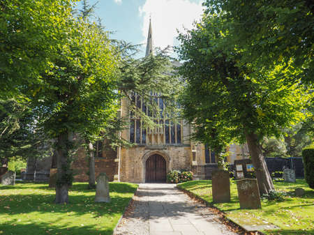 Holy Trinity church in Stratford upon Avon, UKの写真素材