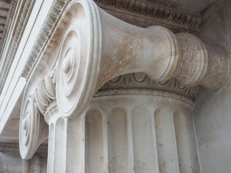 Capital of the ancient Greek Ionic orderの写真素材