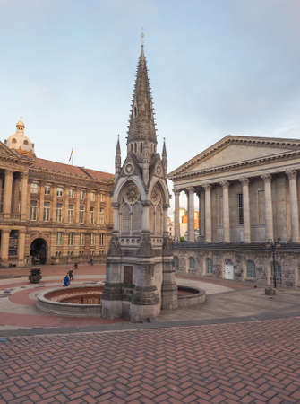 BIRMINGHAM, UK - SEPTEMBER 24, 2015: Birmingham Central Library iconic masterpiece of New Brutalism designed by John Madin in 1974 is now threated of demolitionのeditorial素材