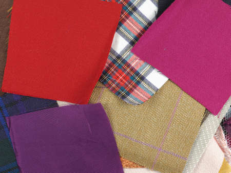 Many fabric swatches useful as a background