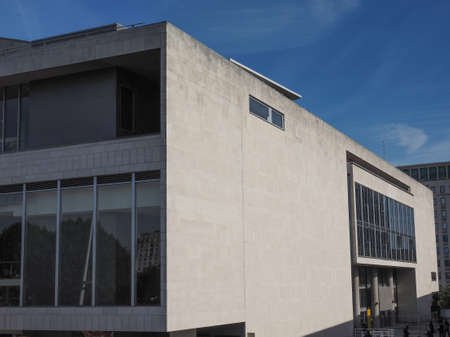 LONDON, UK - SEPTEMBER 29, 2015: The Royal Festival Hall built as part of the Festival of Britain national celebrations in 1951 is still in use as a major music and entertainment venueのeditorial素材