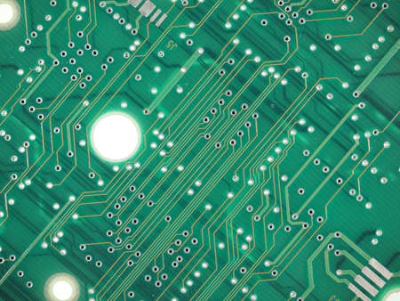 Detail of an electronic printed circuit board useful as a background