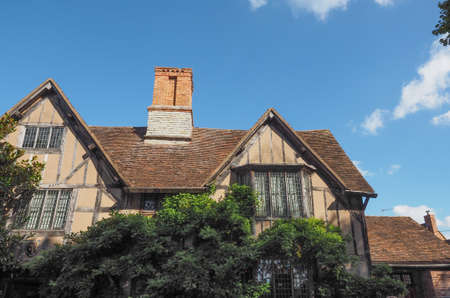 STRATFORD UPON AVON, UK - SEPTEMBER 26, 2015: William Shakespeare birthplaceのeditorial素材