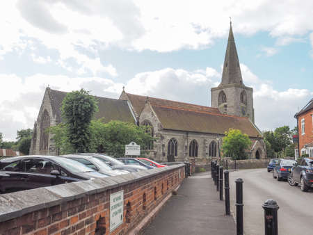 TANWORTH IN ARDEN, UK - SEPTEMBER 25, 2015: Parish Church of St Mary Magdaleneのeditorial素材