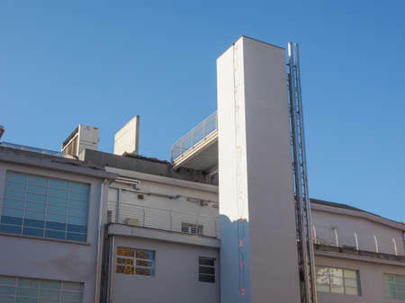 TURIN, ITALY - NOVEMBER 07, 2015: The Fondazione Merz art galleryのeditorial素材