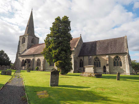 Parish Church of St Mary Magdalene in Tanworth in Arden, UKの写真素材