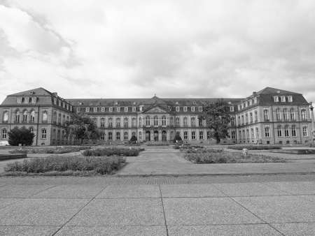 Neues Schloss (New Castle) in Stuttgart, Germanyのeditorial素材