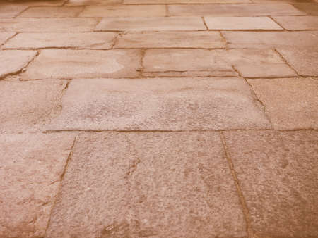 Vintage looking Green stone floor texture useful as a backgroundの写真素材