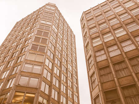 LONDON, ENGLAND, UK - MARCH 04, 2009: The Economist Building designed in 1962 by Alison and Peter...