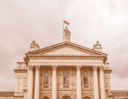 Tate Britain art gallery London England UK vintageのeditorial素材