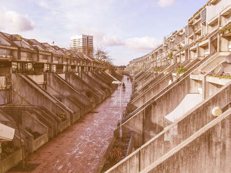 LONDON, ENGLAND, UK - MARCH 07, 2008: The Alexandra Road estate designed in 1968 by Neave Brown...