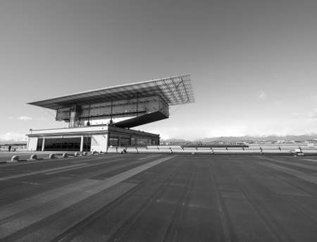 TURIN, ITALY - CIRCA MARCH 2016: Pinacoteca Agnelli art gallery designed by Renzo Piano at Lingotto...