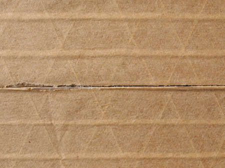 Brown corrugated cardboard useful as a backgroundの写真素材