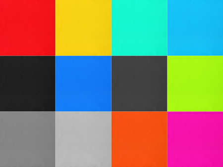 Colour paper samples useful as a background textureの写真素材