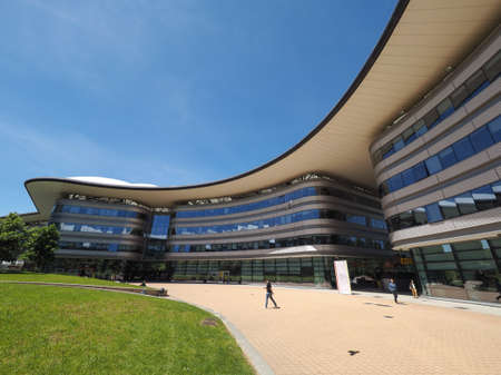 TURIN, ITALY - CIRCA MAY 2016: Einaudi Campus at Turin University designed by Lord Norman Fosterのeditorial素材
