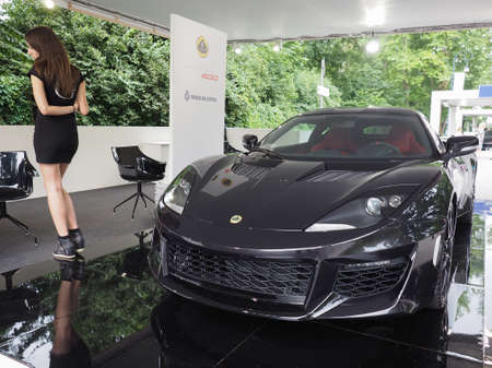 TURIN, ITALY - JUNE 09, 2016: Salone dell Auto di Torino (meaning Turin Auto Show), free outdoor car...