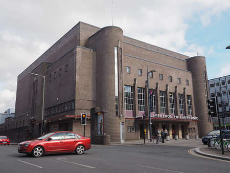 LIVERPOOL, UK - CIRCA JUNE 2016: Liverpool Philharmonic Hallのeditorial素材
